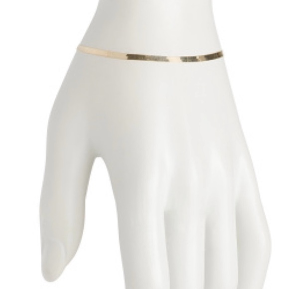 14K YELLOW GOLD Herringbone bracelet ITALIAN REAL GOLD vintage - Picture 12 of 13